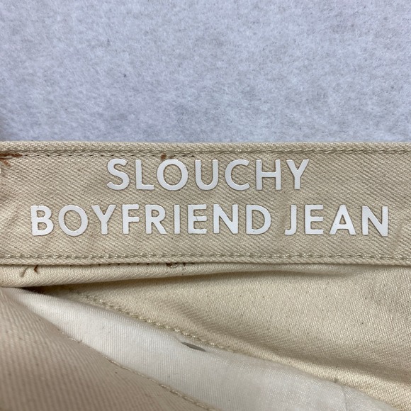 J. Crew Slouchy Boyfriend Jeans Womens Size 28 Natural Cotton Blend NWT $148 - Picture 5 of 11